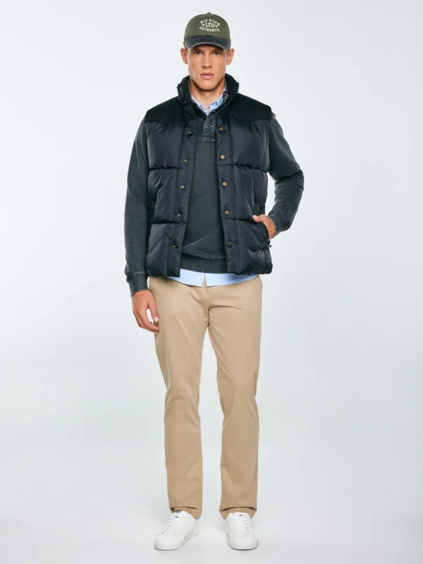 Kamizelka męska pikowana czarna Agrib 906