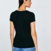 Koszulka damska z nadrukiem czarna Oneidasa 906