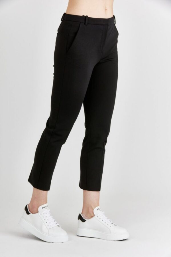 PINKO Czarne spodnie cygaretki damskie