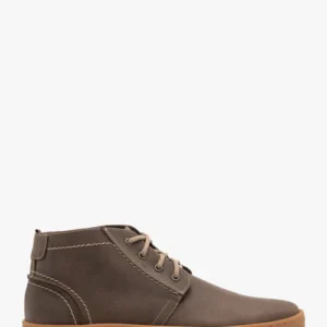 Brązowe trzewiki z nubuku