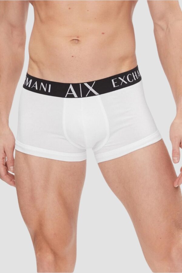 ARMANI EXCHANGE Białe bokserki 3PACK