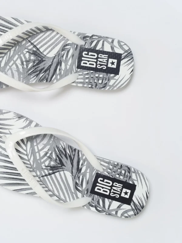 f421d4cedb56c74e35dac79968fb34d8e60da480 Japonki damskie z motywem roślinnym białe LL274818 101