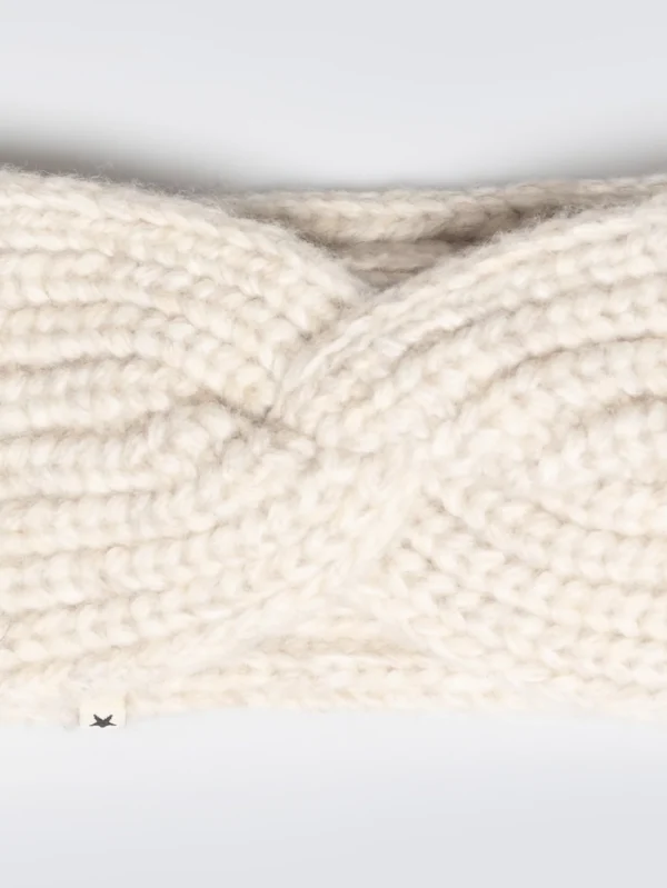 f4482e7406cc4a5980bcff4e2daad4cab09e266f Opaska damska z ozdobnym splotem beżowa Nanita 801