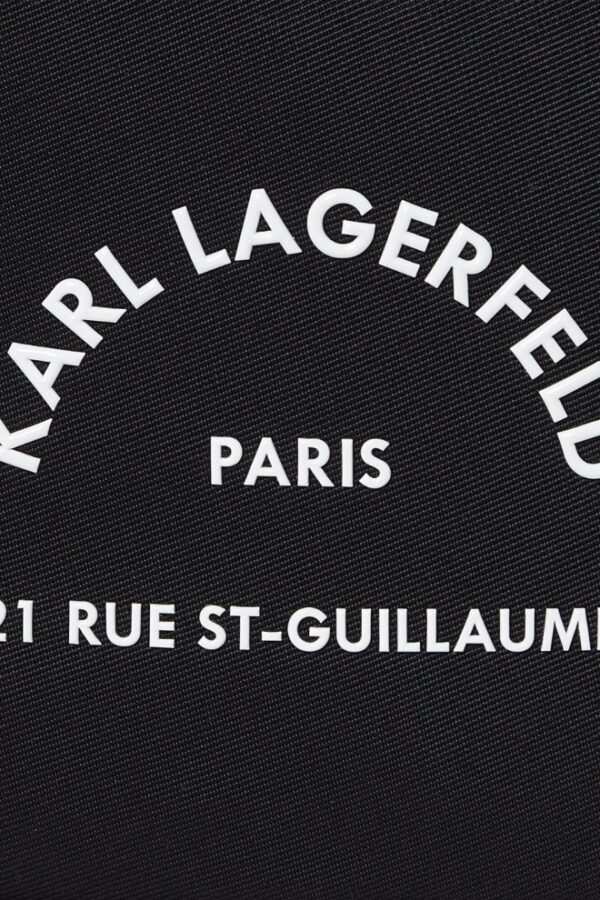 KARL LAGERFELD Czarna saszetka męska Nylon