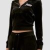 JUICY COUTURE Czarna damska bluza Robertson Caviar Hoodie