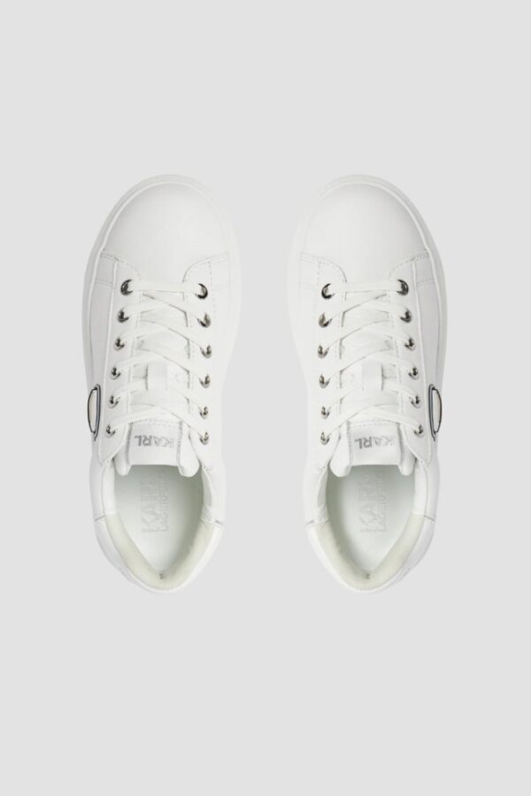 KARL LAGERFELD Białe sneakersy Karl Nft Lo Lace