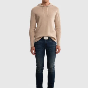 Jeansy męskie dopasowane granatowe Terry 563