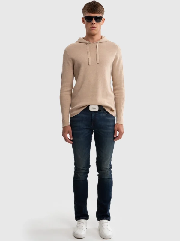 f64e0b40c9215d22e1c0a2d31921b8617ceedd1d Jeansy męskie dopasowane granatowe Terry 563