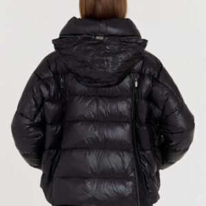 DIEGO M Czarna damska kurtka, Rozmiar 42 EU - 46 IT