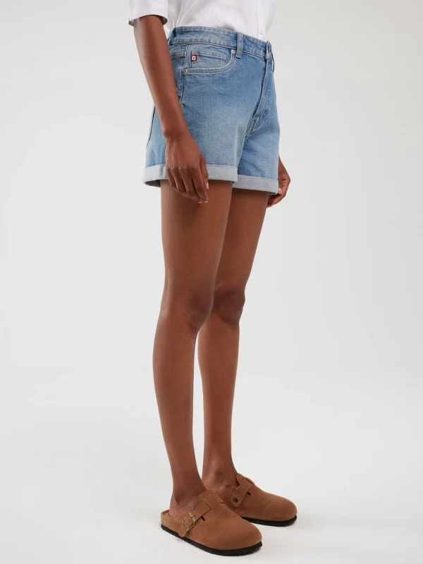 Szorty damskie jeansowe niebieskie Ayako 498