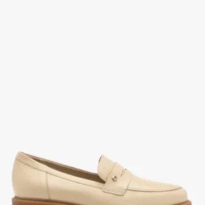 Beżowe mokasyny damskie