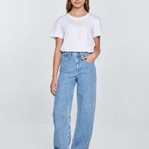 Koszulka dziewczęca z krótkim rękawem biała Basseca 101