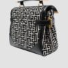 BALMAIN Czarny kuferek damski Classic Handle Bag