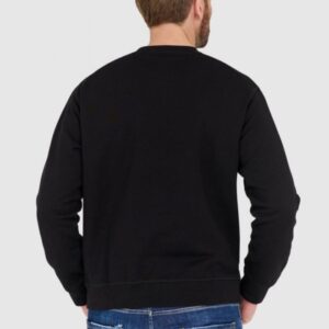 DSQUARED2 Czarna bluza męska z dużym neonowym logo icon