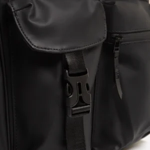 Plecak z ozdobnymi kieszonkami czarny Simone 906