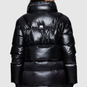 DIEGO M Czarna kurtka puchowa damska, Rozmiar 38 EU - 42 IT