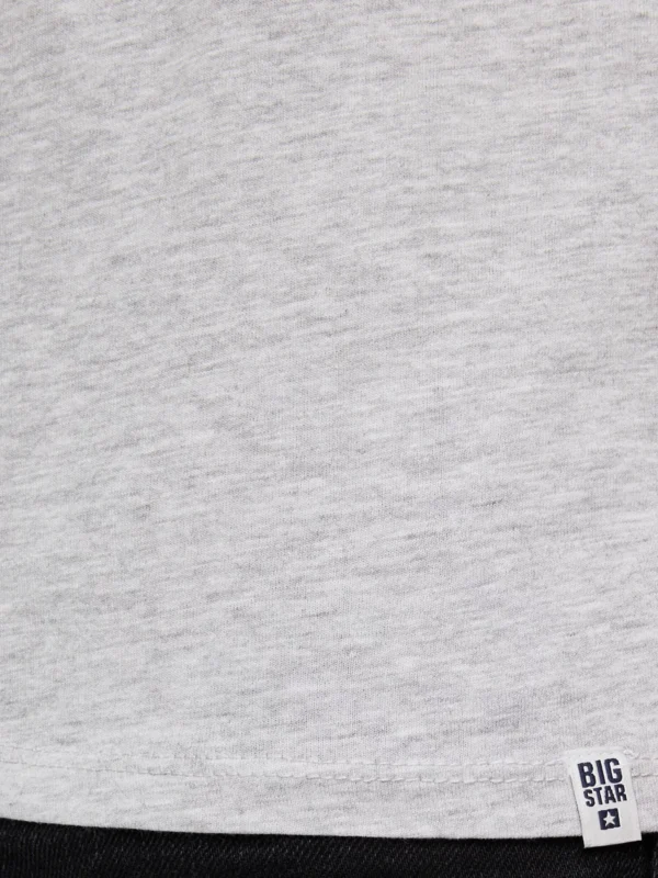 Koszulka męska bawełniana szara Basic 901