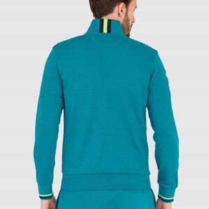 fa3ec5ebc0f5cc7d200071921b88511c3af1b41e LA MARTINA Turkusowa bluza męska na zamek