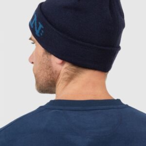 LA MARTINA Granatowa męska czapka z logo