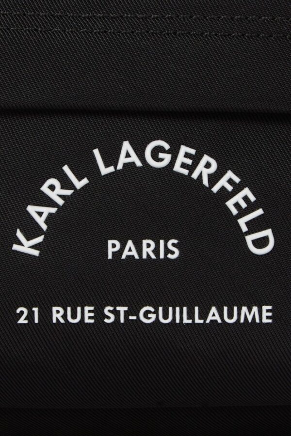 KARL LAGERFELD Czarna męska nerka K/rsg Nylon Bumbag