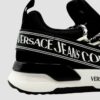 VERSACE JEANS COUTURE Czarne sneakersy męskie Fondo Dynamic Dis. Sa3