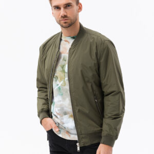 Kurtka męska bomberka - oliwkowy V2