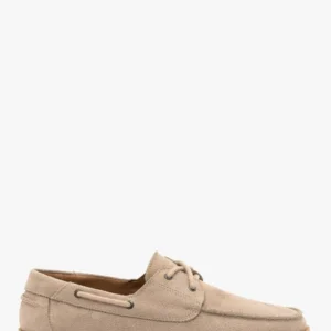 Szare mokasyny z sznurowanie