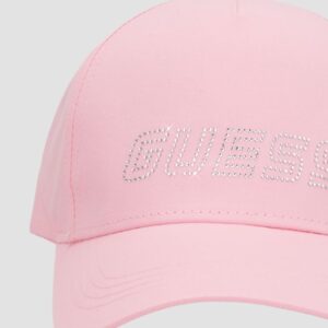 GUESS Różowa damska czapka z daszkie