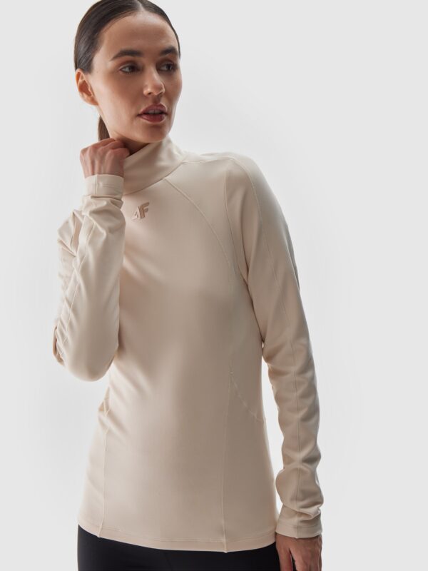 4F Bielizna termiczna drapana (góra) damska - beżowa