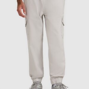 4F Spodnie casual cargo męskie - szare