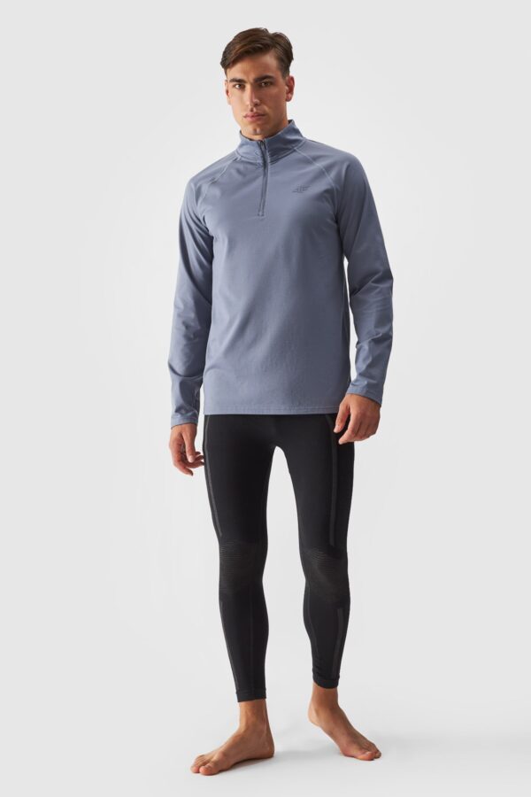 4F Bielizna termiczna ocieplana (góra) męska - niebieska