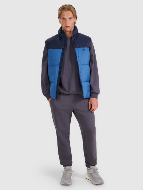 4F Bezrękawnik puchowy z wypełnieniem syntetycznym męski - granatowy