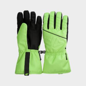 4F Rękawice narciarskie Thinsulate męskie - żółte