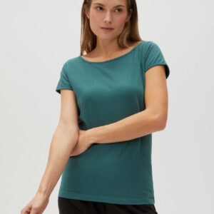 Dopasowany t-shirt zielony