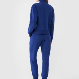 4F Spodnie dresowe joggery damskie - granatowe