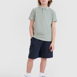 4F Koszulka polo chłopięca - miętowa 122 (6-7 lat)