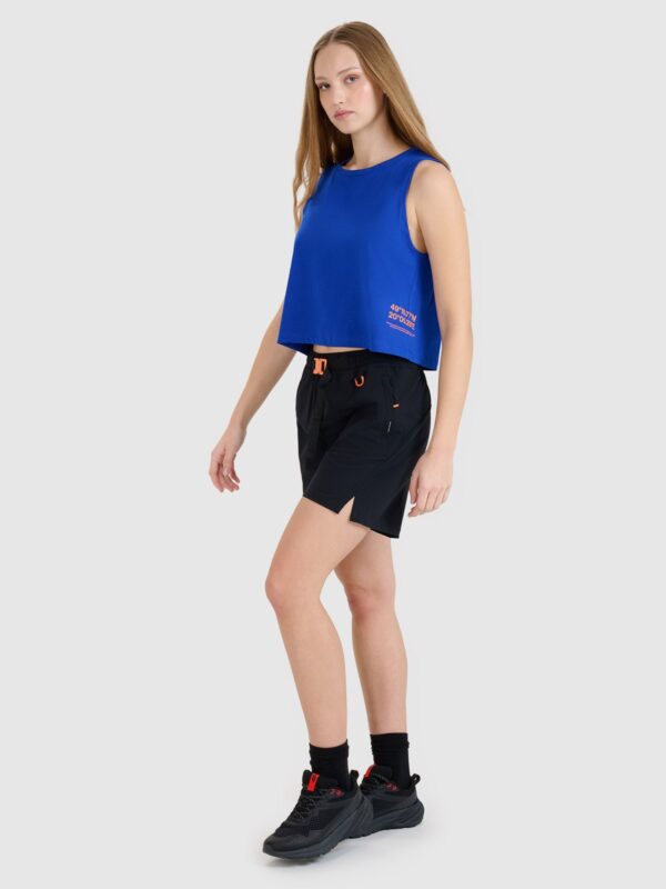 4F Spodenki casual damskie - czarne