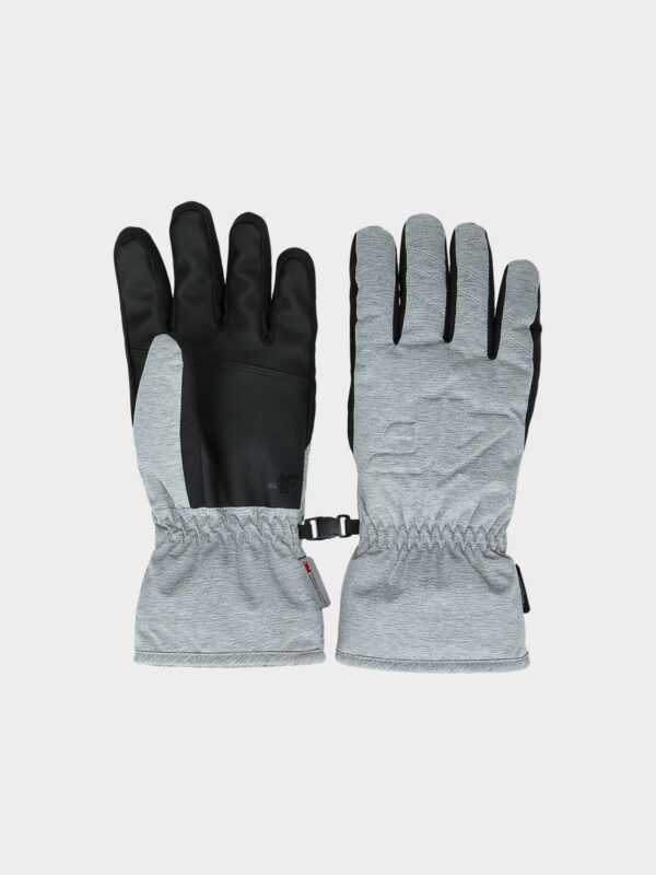 4F Rękawice narciarskie Thinsulate damskie - szare