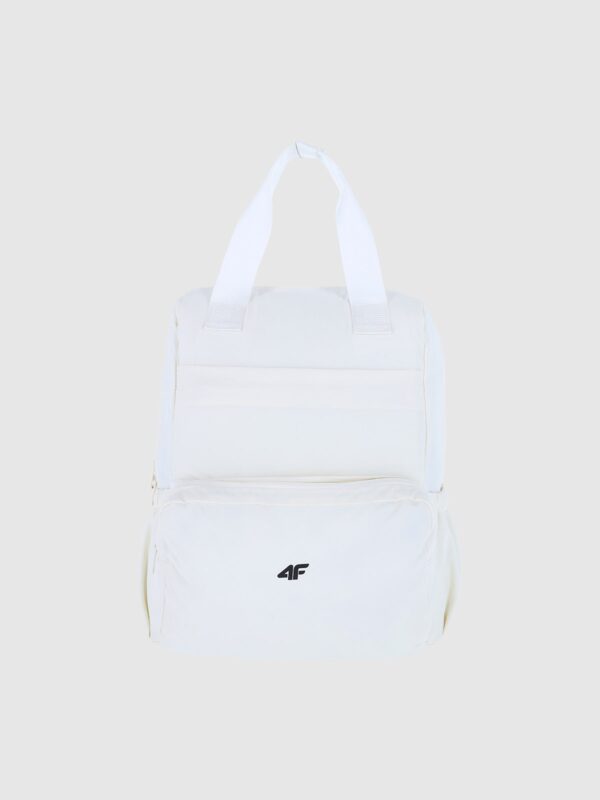 0442bf058db258b031cf4af396c87e11fdfd8990 4F Plecak miejski (21 L) z kieszenią na laptop - biały