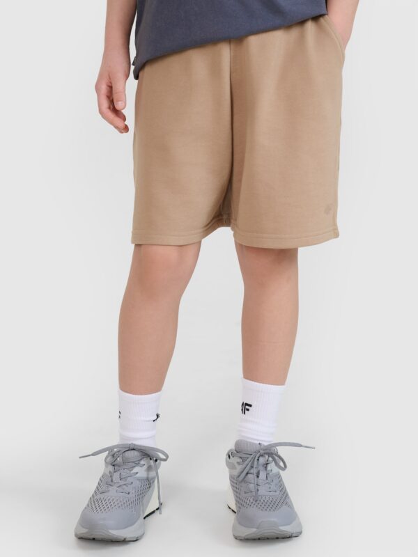 4F Spodenki dresowe dziewczęce - beżowe 164 (13-14 lat)