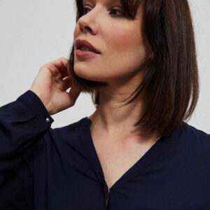 0513ab32d8308004e1611dba78b9da7fa354d373 Wiskozowa koszula granatowa