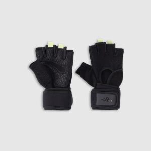 4F Rękawiczki treningowe z atypoślizgowymi elementami męskie - czarne