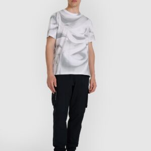 0596f42666f4582c5bfff9166a609349045b228a 4F T-shirt regular z nadrukiem męski - biały