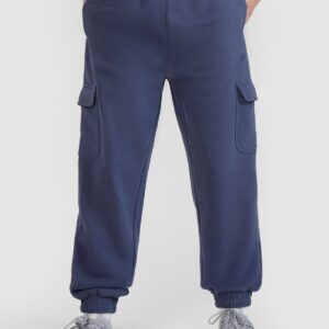 4F Spodnie dresowe joggery dziewczęce - szare 122 (6-7 lat)