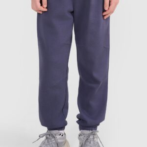 4F Spodnie dresowe joggery chłopięce - szare 128 (7-8 lat)