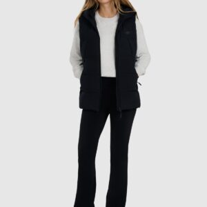 4F Bezrękawnik puchowy z wypełnieniem syntetycznym damski - czarny