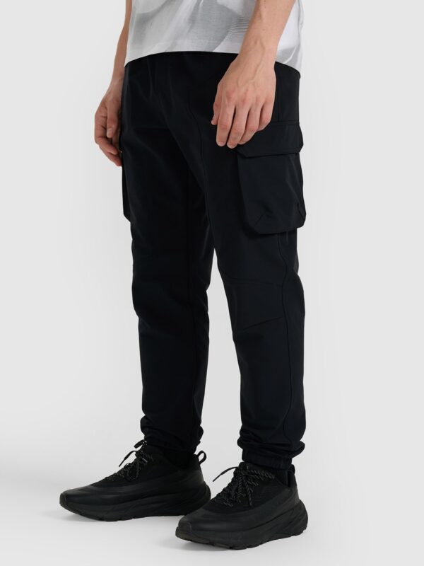 4F Spodnie casual męskie - czarne