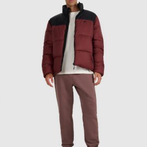 4F Kurtka puchowa z wypełnieniem syntetycznym męska - czerwona