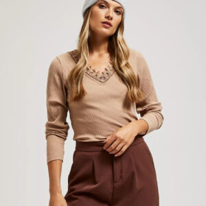 Dzianinowa czapka szara