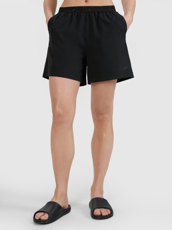 4F Spodenki plażowe damskie - czarne